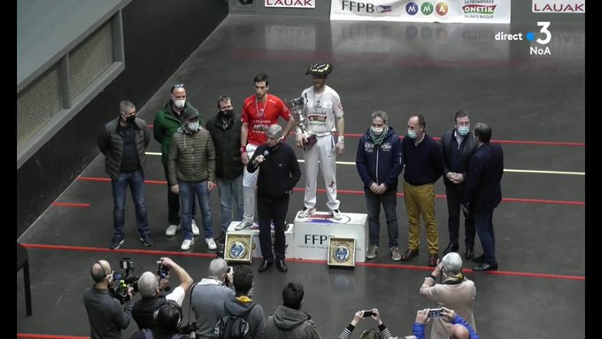 Ducassou campeón individual trinquete francia 2021