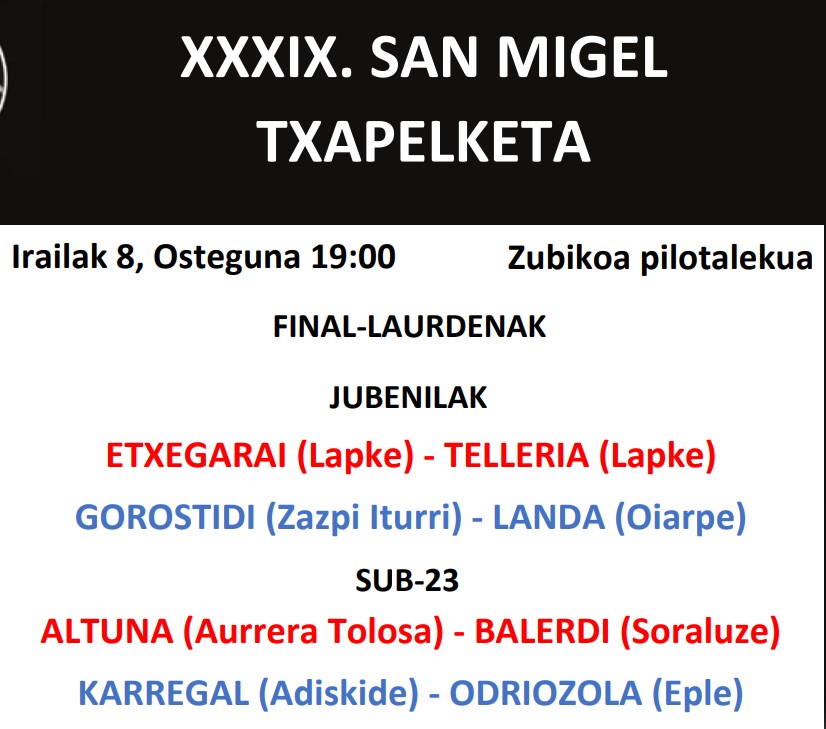 Tercera jornada Oñati
