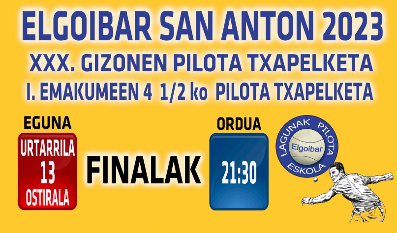 txapelas torneo san antón