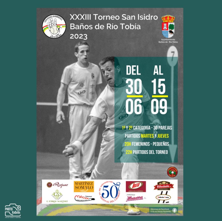 calendario torneo baños rio tobía 2023