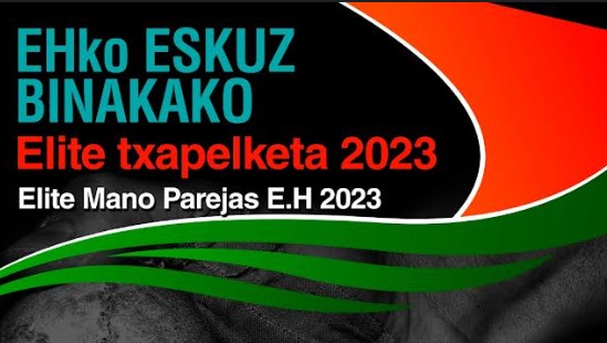 calendario campeonato euskadi élite 2023