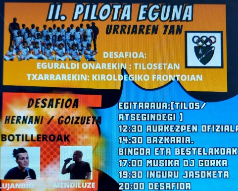 dia pelota hernani desafío