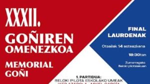 comienza memorial goñi zumárraga