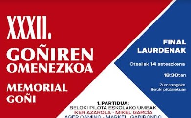 comienza memorial goñi zumárraga