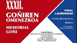 tercera jornada memorial goñi