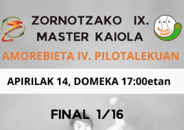 finalizan dieciseisavos master kaiola