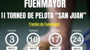 calendario torneo Fuenmayor 2024