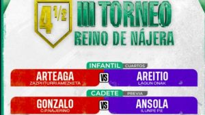 nájera segunda jornada partidos