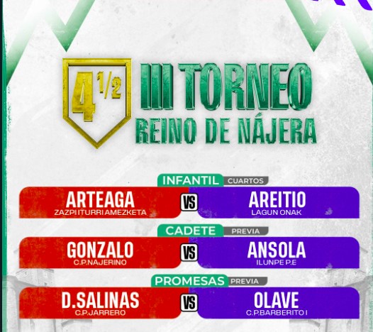 nájera segunda jornada partidos