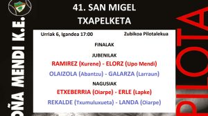 txapelas se compiten oñati