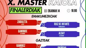 jornada semifinales master kaiola
