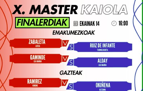 jornada semifinales master kaiola