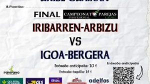 final parejas LENC logroño