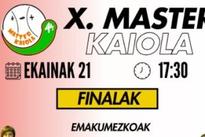 deciden txapelas master kaiola