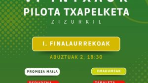 primeros finalistas torneo intxaur