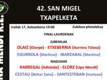 oñati tercera cuartos final