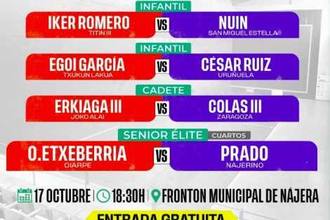 nájera abre cuatro medio