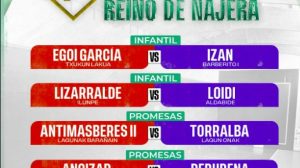 cuatro partidos en nájera