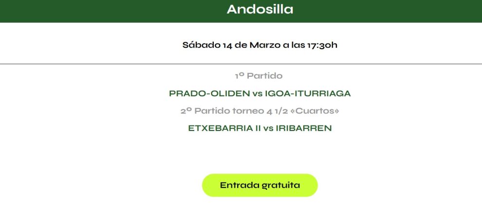 andosilla conocer último semifinalista