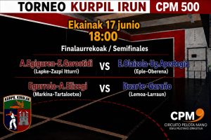kurpil irún buscará finalistas