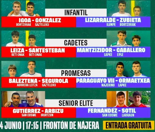 nájera campeones quinta edición