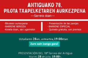 torneo antiguo arrancará antzuola