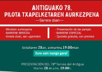 torneo antiguo arrancará antzuola