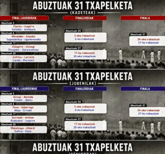 calendario abuztuak 31 donostia 2026