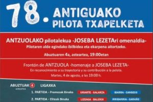 antiguo arranca frontón antzuola