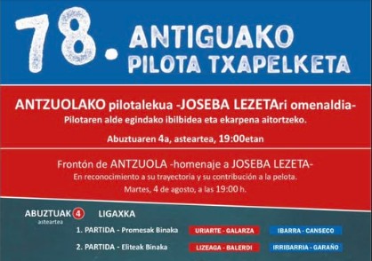 antiguo arranca frontón antzuola