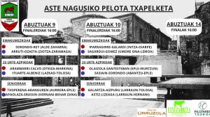 calendario torneo aste nagusia donostia 2026
