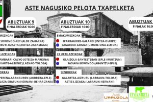 calendario torneo aste nagusia donostia 2026