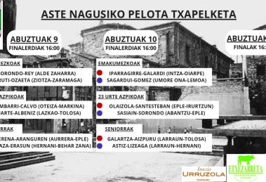calendario torneo aste nagusia donostia 2026