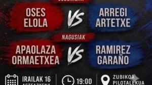 oñati cuartos eliminatorias abiertas